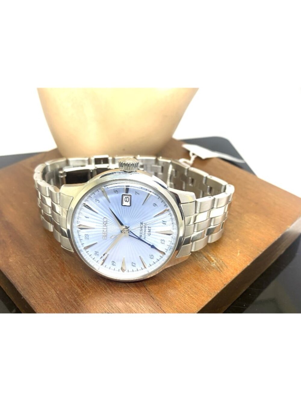 Seiko Men's Watch SSK037 Presage Cocktail Automatic GMT Stainless Steel 40.5mm - Picture 8 of 14